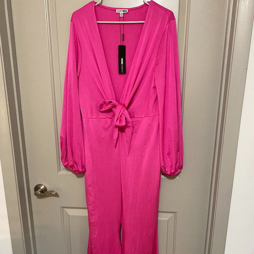 Fashion Nova - She's A Classic Jumpsuit Pink